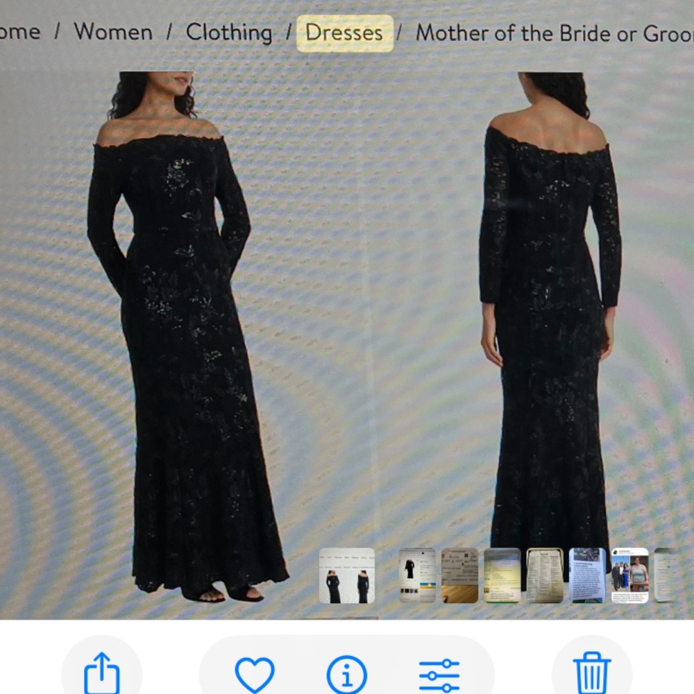 Maggy London black gown Size 10